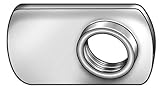 3/8"-16 Steel Tab Base Weld Nut with Offset