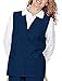 Landau Women's Double Pocket Solid Scrub Vest