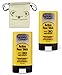 Beyond Coastal Active Face Stick SPF 30 Sunscreen | All Natural Paraben Free Sun Block Protection | 2pk Bundle + Pouch, 1 Ounce