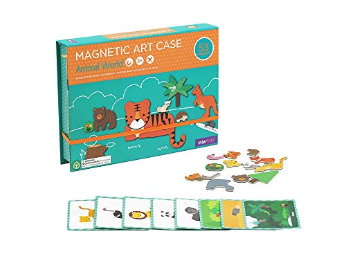 Love&Mini Educational Magnetic Cardboard Preschool Magnetic Art case Toy Gift Magnetic Jigsaw Puzzle Drawing Easel Board