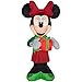 Inflatable Mickey And Minnie Christmas Yard Decorations, 5 Feet Tall, Self Inflatable With Energy Efficient LED