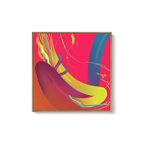 Framed Canvas Wall Art for Living Room, Bedroom Abstract Canvas Prints for Modern Home Decoration Ready to Hang - 16"x16" inches