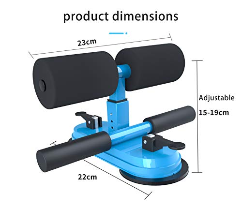 AERLANG-Sit-Up-Bar-for-Floor-Upgraded-Portable-Sit-Up-Assistant-Device-Abdomen-Exerciser-with-2-Suction-Cups-Adjustable-Self-Suction-Sit-Up-Bar-Household-Fitness-Equipment-for-Body-Building