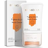 BYMOLIA Neck Firming Cream with Roller – Anti-Aging Neck & Chest Cream with Collagen & Hyaluronic Acid, Tightening & Lifting, Smooths Wrinkles and Fine Lines, 4.23 fl oz