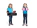 mifold Original Grab-and-go Car Booster Seat, Denim Blue – Compact and Portable Booster for Travel, Carpooling and More – Foldable Child Booster Seat Fits into Glove Box and Backpack