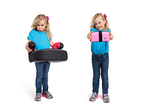 mifold Grab-and-go car Booster seat, Perfect Pink