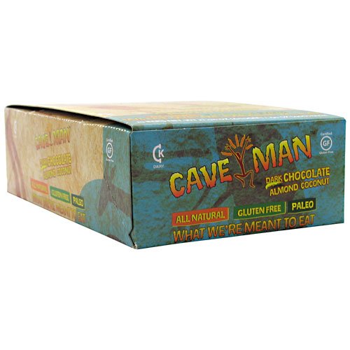 Caveman Foods Caveman Bar Dark Chocolate Almond Coconut - 15 per box - 21 oz Each image