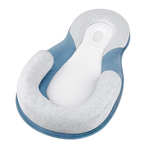 Mestron Portable Baby Bed Babies Head Support Pillow Newborn Baby