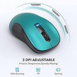 Deeliva Wireless Mouse, Computer Mouse Wireless