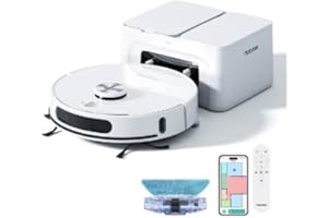 TESVOR Robot Vacuum and Mop Combo,Self Emptying Station for 70 Days Cleaner with LiDAR Navigation Smart Mapping & Max Strong 8000Pa Suction WiFi/App/Alexa Voice Control, Obstacle Avoidance for Hard Floors