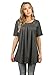 imimimomo Women's Short Sleeve Loose Fit Leggings Comfy Flattering T-Shirt Flare Tunic Tops