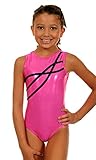 TumbleWear Big Girl's Sohpia Pink Leotard