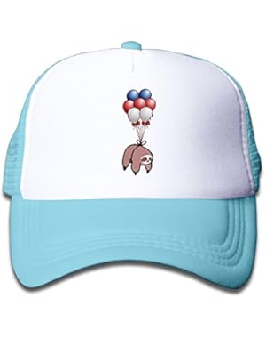 Balloon Sloth Kids Fashion Flat Hat Adjustable Baseball Caps