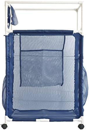Pool, Ball Storage Organizer - Storage Bin for Swimming Pool Accessories | Kids Toy Storage Bin for Patios and Decks | Outdoor Quick Drying Clothing Basket for Beach and Pool Gear (Mildew Resistant)
