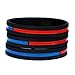 Combined Thin Red and Thin Blue Line Wristbands