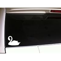 DesignsThatStick Swan 6" Vinyl Sticker Decal LaptopF46 Laptop Skin Birds Pond Water Beach Zoo