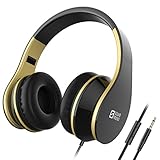 Red Ant 013 Headphones with Microphone Volume Control (Black)