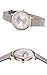 IBSO Women Watches Leather Mesh Strap Round Case Analog Fashion Ladies Wrist Watches (6608 Grey)