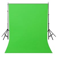 LYLYCTY Background 5x7ft Non-Woven Fabric Solid Color Green Screen Photo Backdrop Studio Photography Props LY063