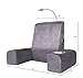 Carepeutic Bed Lounger with Heated Comfort Massager, Gray,1 Count (Pack of 1)