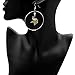 NFL Siskiyou Sports Womens Minnesota Vikings 2 Inch Hoop Earrings One Size Team Color
