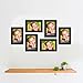 Icona Bay 4 by 6 Picture Frames (4x6, 6 Pack, Matte Black) Wood Photo Frames, Wall Mount Hangers and Table Top Easel, Landscape as 6x4 Picture Frames or Portrait as 4x6, Lakeland Collection