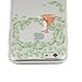 Soft Cover TPU Bumper IPhone 6 / 6S 4.7 Inch Transparent Case Flower Ultra Slim Thin Soft Cover Anti-Slip Shell (Fox And The Leaves)