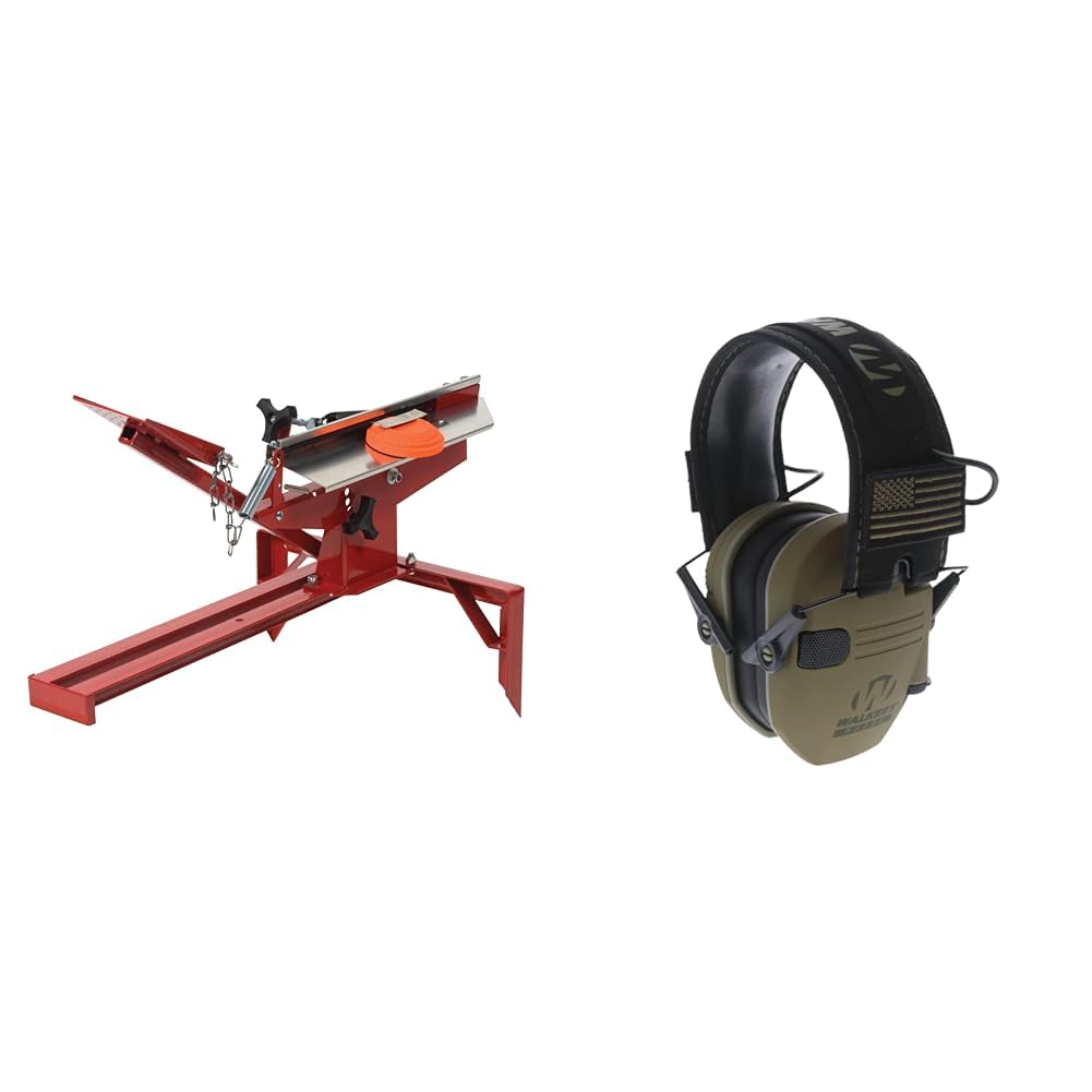 Trius 10201 One Step Trap, Red,1 Count (Pack of 1) & Walker's Razor Slim Electronic Shooting Earmuffs Image Trius 10201 One Step Trap, Red,1 Count (Pack of 1) & Walker's Razor Slim Electronic Shooting Earmuffs Image