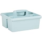 Plastic Kitchen Storage Cleaning Carry Tray Caddy Tote Organiser With Handle UK