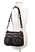Korvara Nylon Crossbody Bag, Black - Premium Lightweight, Black, Size Medium