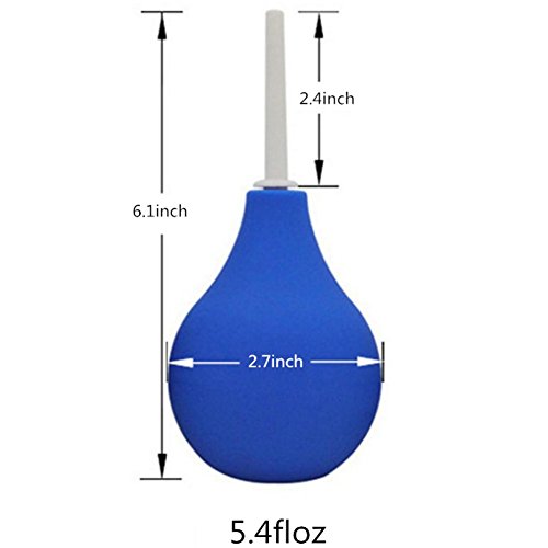Yiwa Anal Douche Enema Bulbs Anal Cleaner Vaginal Washing Cleaning Kit, Premium Silicone Enema Bulb with 5.4oz Capacity for Men and Women - Thumbnail 2