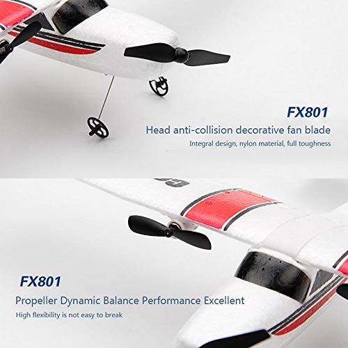 RC Plane Outdoor RTF Ready to Fly,2.4GHz Remote Control Airplane for Kids Boys Adult Beginner,Builted in 3-Axis Gyro RC Aircraft Glider Toy Model with 3 Batteries