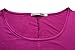 JollieLovin Women Plus Size Short Sleeve Summer Long Tunic Tops Loose Fit T-Shirt to Wear with Leggings(1X,Fushia)