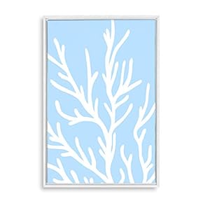 Framed Canvas Wall Art for Living Room, Bedroom Coral Theme Canvas Prints for Home Decoration Ready to Hang - 16x24 inches