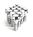 AVN Motorsports 12x1.25 Acorn Lug Bolt Chrome Heat Treated Conical Seat Wheels Rims (12mmx1.25 Thread Size) 17mm Hex (20 Pieces) (28mm Shank)