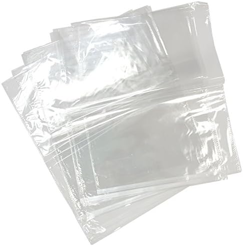 100 Pack 12 X 16" Lightweight .3 ML Cello / Cellophane Bags Clear Self-Sealing Gift Packaging Budget