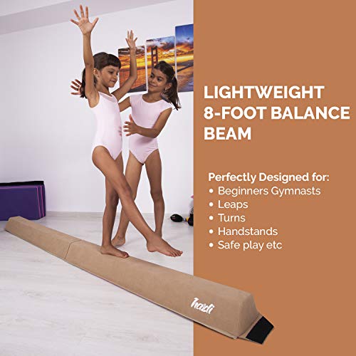 Hazli 8FT Folding Gymnastics Balance Beam for Home Practice - Safe & Secure Folding Balance Beam for Gymnastic- Easy to USE & Store Balance Beam for Kids - Soft Yet Sturdy Gym Equipment for Children - Thumbnail 7