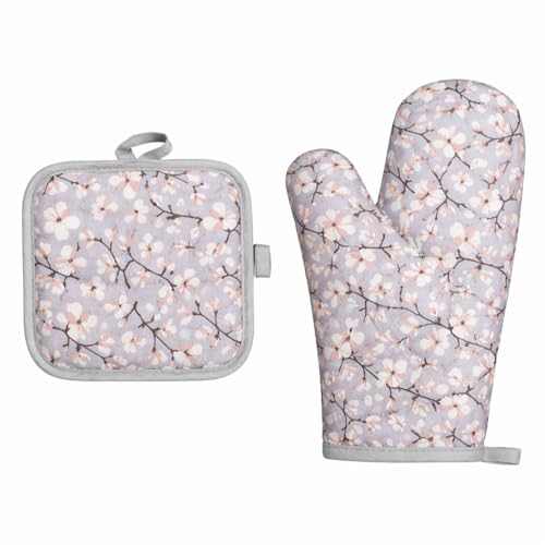 Luva Térmica para Cozinha + Pegador Térmico Anticalor | Proteção para Forno, Airfryer e Churrasqueira | Resistente ao Calor, Antiderrapante, Confortável e Qualidade Premium