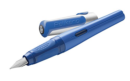 Pelikan Pelikano Fountain Pen, Left-Handed Nib, Blue, 1 Pen (958660)