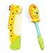 Sassy Jungle Soft Grip Comb and Brush Set 0+ Months Soft Bristles On Brush and Round-Tipped Teeth On Comb