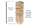Giant Wooden Tumbling Timbers | Mega-Sized Pine Blocks Stacking Game for Indoor Outdoor Use | Puzzles Like Fun for Kids & Adults | Heavy Duty Duffle Bag Included | Topple or Tumble the Tower to Win