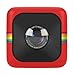 Polaroid Cube+ 1440p Mini Lifestyle Action Camera with Wi-Fi & Image Stabilization (Red)