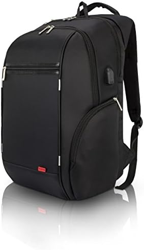Laptop Backpack Notebook Backpack,Fits up to 17.3 inch Laptop Multi-Compartments Water Resistant Travel Racksack Business Computer Bag with USB Charging Port for College Students Businessman Men