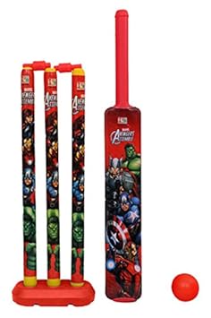Marvel Avengers Cricket Set, Red (Big Size)