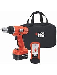 Black & Decker gco12sfb 12-Volt NiCad 3 8-Inch Cordless Drill Driver con sensor de bolsa de almacenamiento y el Stud