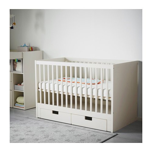 ikea crib with drawers