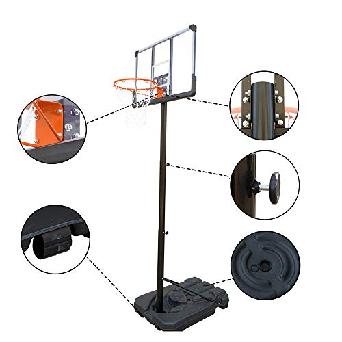 Movement God Portable Basketball Hoop & Goal Basketball System Basketball Equipment Height