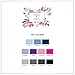 Note Card and Envelopes Boxed Stationery Set Personalized with Name in Calligraphy Script Font - Choose Your Colors