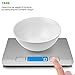 Smart Weigh Digital Multifunctional Postal Shipping Scale,Stainless Steel,Cooking Scale for Food and Baking Ingredient Weight, Kitchen Nutrition Scale 11 Pound / 5 Kilogram Capacity