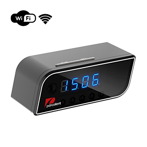 Wifi hidden camera pancellent 720p clock camera with wi…
